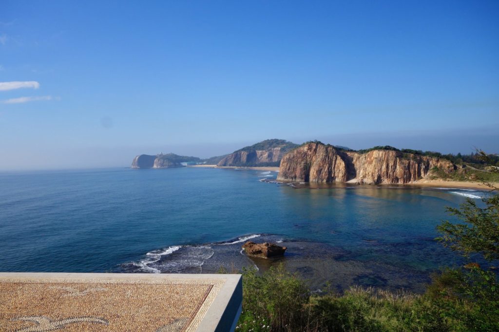 View of Majon Beach on North Korea's east coast